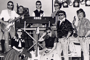 (L-R) Bob Hammett, Rod Peterson, Brenda Barringer, Gene Ackmann, Carol Rowley, Mark Kersten, Mike Tate, Tom O'Brien